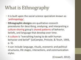 ethnographic research