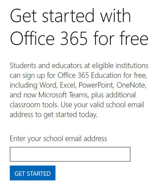 free microsoft office for students
