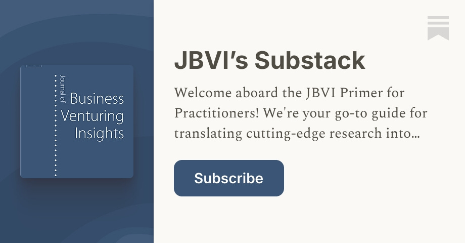 journal of business venturing